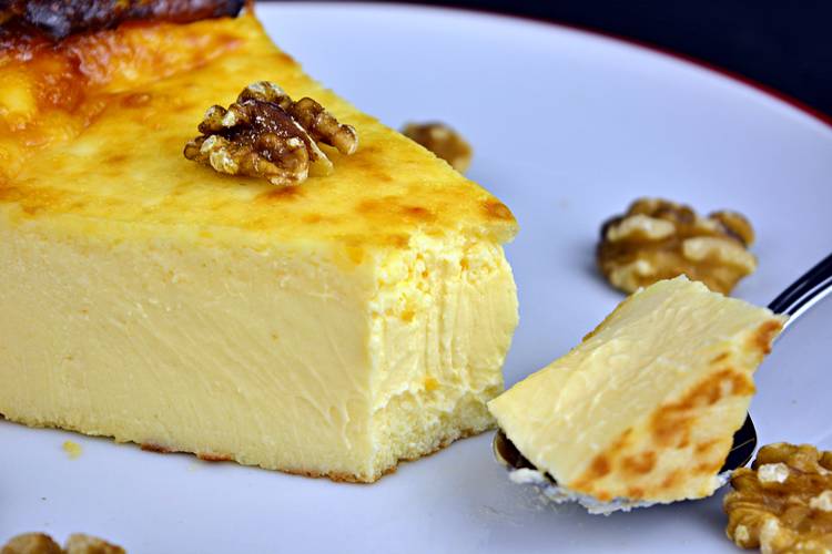 Algún día cielo Ejercicio mañanero Tarta de queso mascarpone al horno, tarta casera fácil para cumpleaños