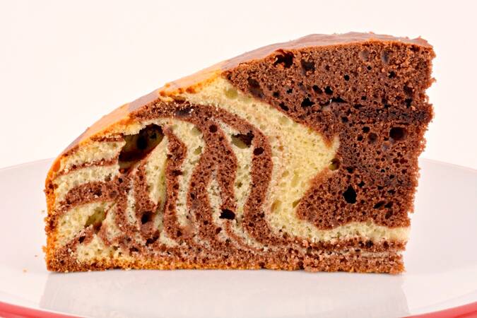 BIZCOCHO CASERO DE DOS COLORES