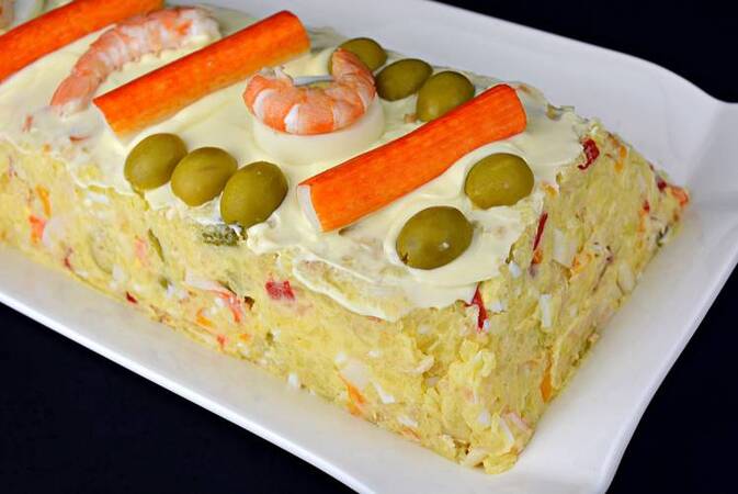 ENSALADILLA RUSA CASERA