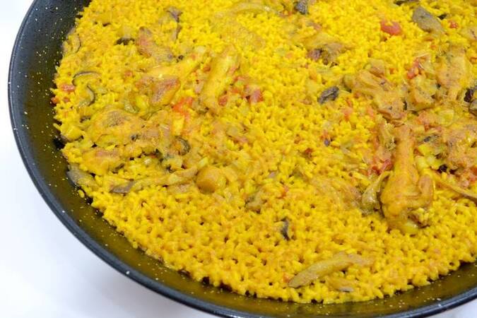 Receta de arroz de monte