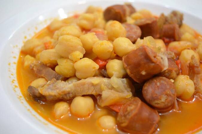 Receta de garbanzos a la riojana