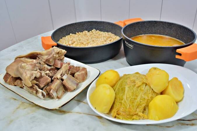 Receta del cocido gallego