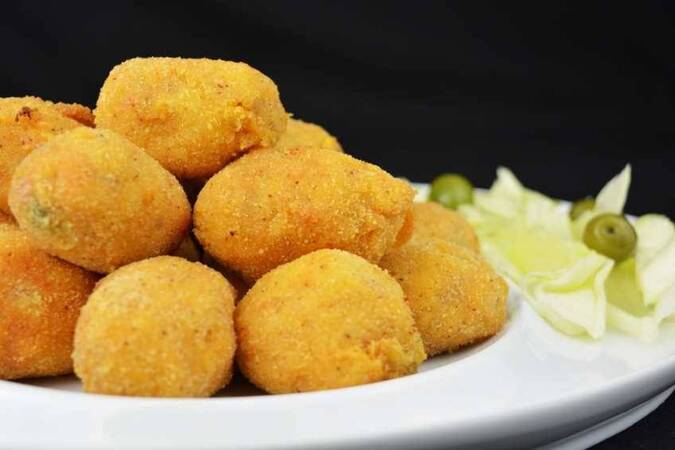 Cómo hacer croquetas de mejillones picantes