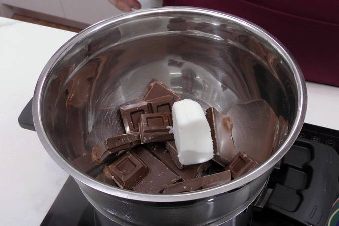 Cómo hacer turrón de chocolate