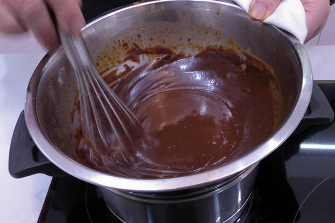 Preparamos la ganache de chocolate