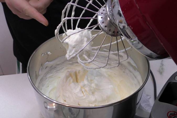 Preparar la crema de queso