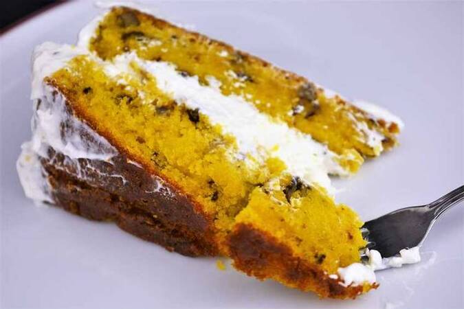 TARTA DE ZANAHORIA CON CREMA DE QUESO