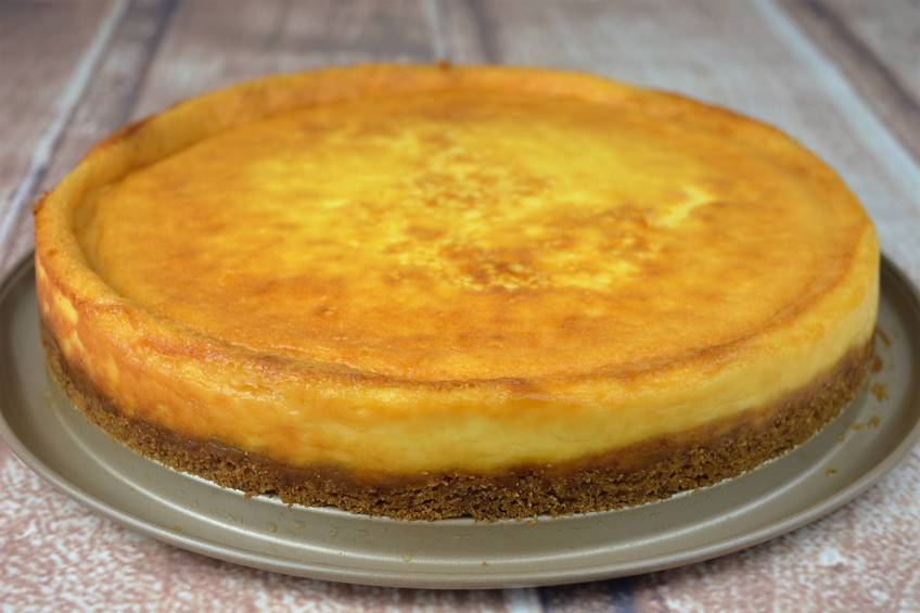alfiler Guia regular Tarta de queso mascarpone al horno, tarta casera fácil para cumpleaños