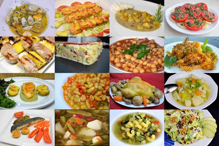 18 recetas para dieta de cocina familiar con Javier Romero